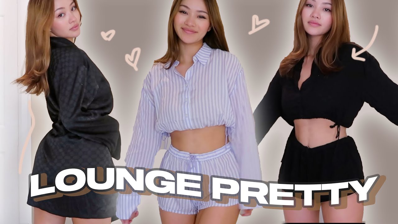 TRY ON LOUNGEWEAR WITH ME ✨