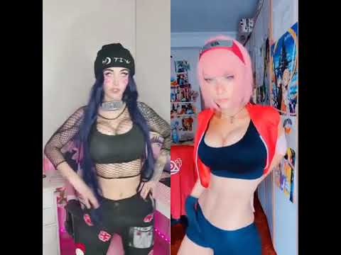 Sakura vs Hinata Cosplay Sexy #cosplay #sakura #hinata #naruto