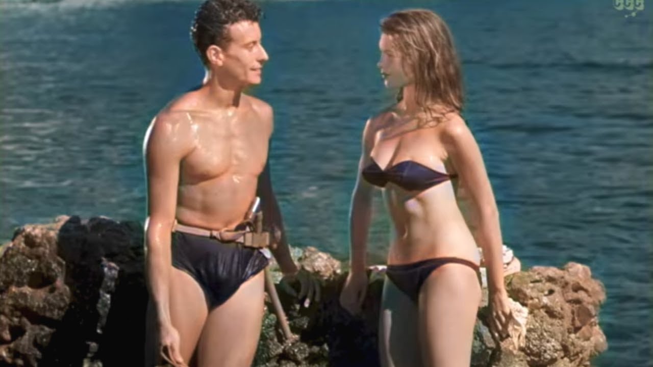 Brigitte Bardot | The Girl in the Bikini (1952) | Colorized Movie | Adventure, Romance | Subtitled