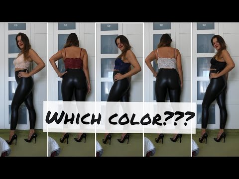 lace top, leggıngs and hıgh heels - which color? | kats little world