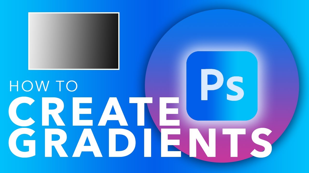 HOW TO USE THE GRADİENT TOOL IN PHOTOSHOP