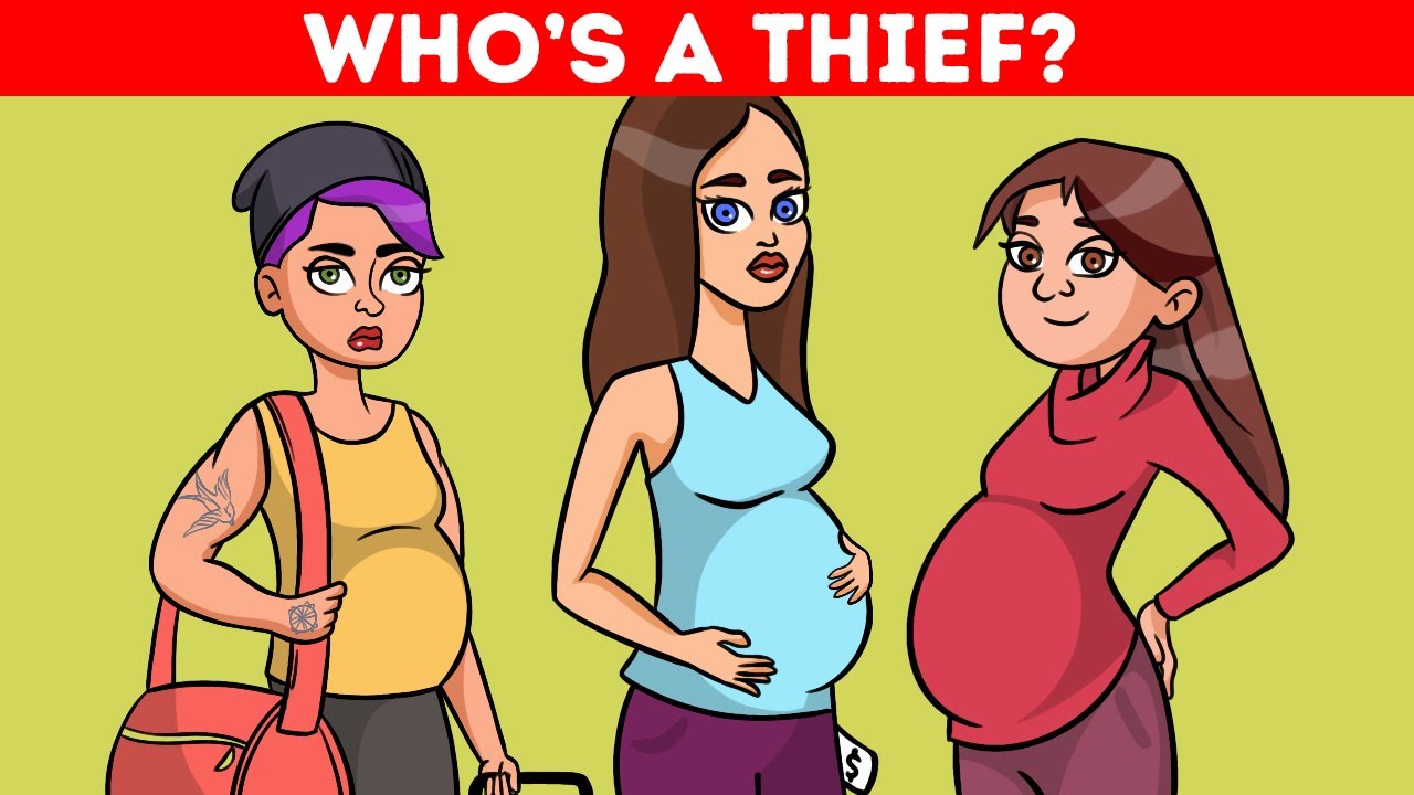 WHO'S NOT PREGNANT? 10 HARD DETECTİVE RİDDLES WİTH ANSWERS