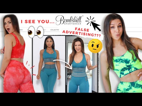 Bombshell CAN’T be serious... BOMBSHELL SPORTSWEAR try on haul review new releases 2021