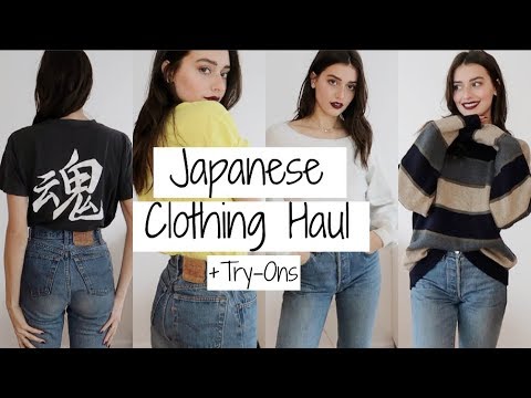 JAPAN VİNTAGE HAUL W/ TRY ONS + MY EXPERİENCE | JESSİCA CLEMENTS