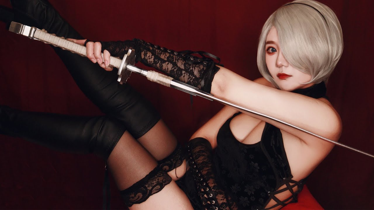 ASMR 2B Be Your Wife Fixes  Cleans You Nier Automata Cosplay【Old Time】
