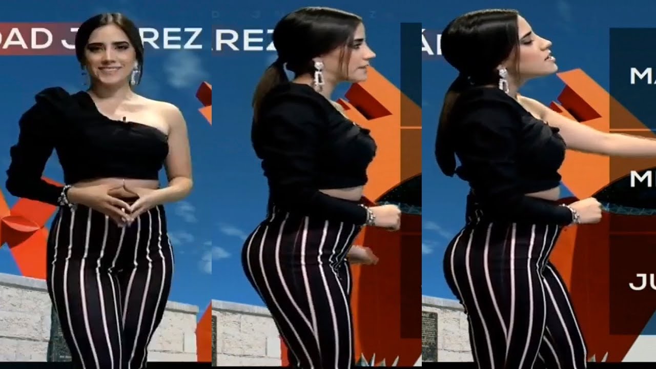 Hermosa Mariana Yanar 2020  en sexy leggings ajustados | Chica del clima | Noticiero