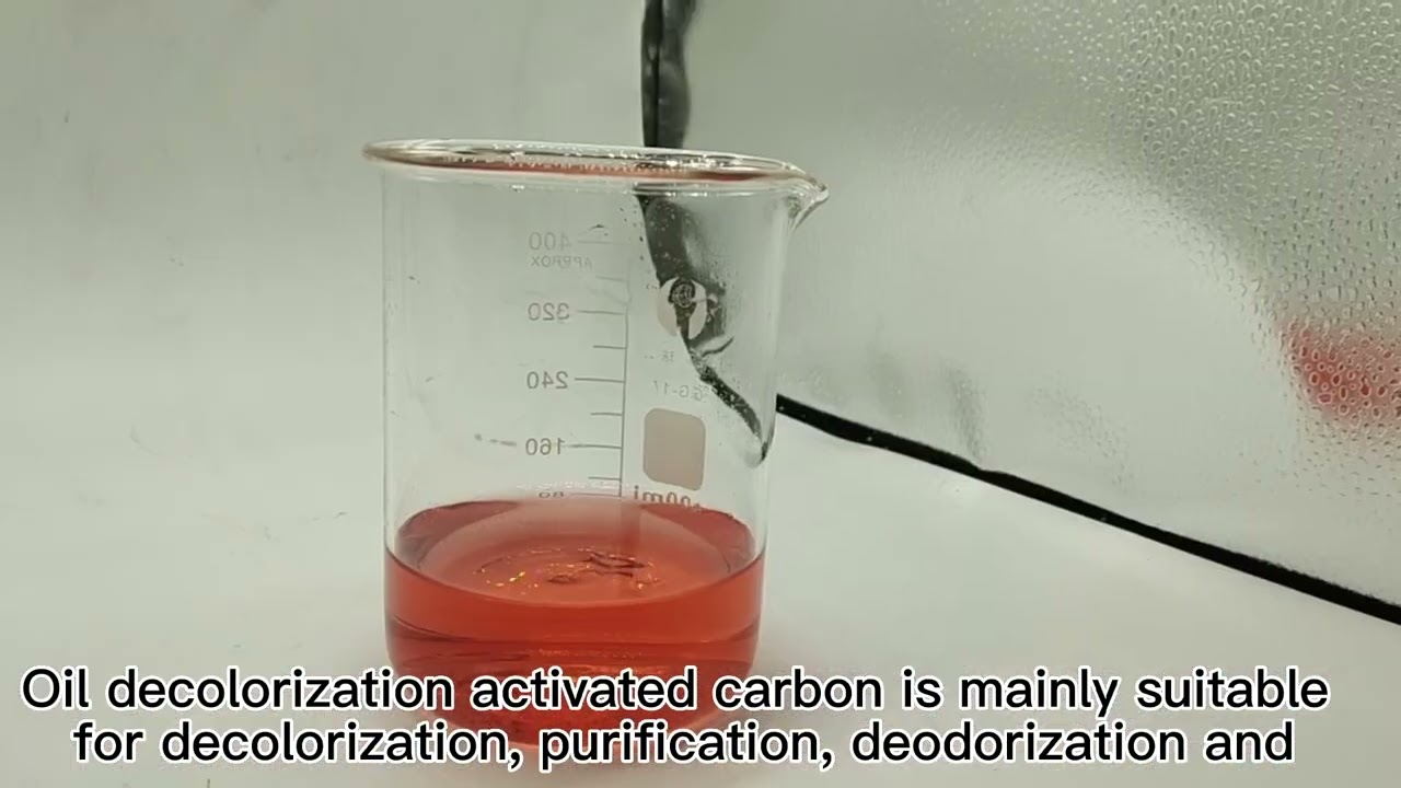 Oil decolorization activated carbon