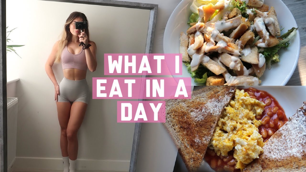 WHAT I EAT IN A DAY | Building Muscle | Quick + Easy (final month of uni)