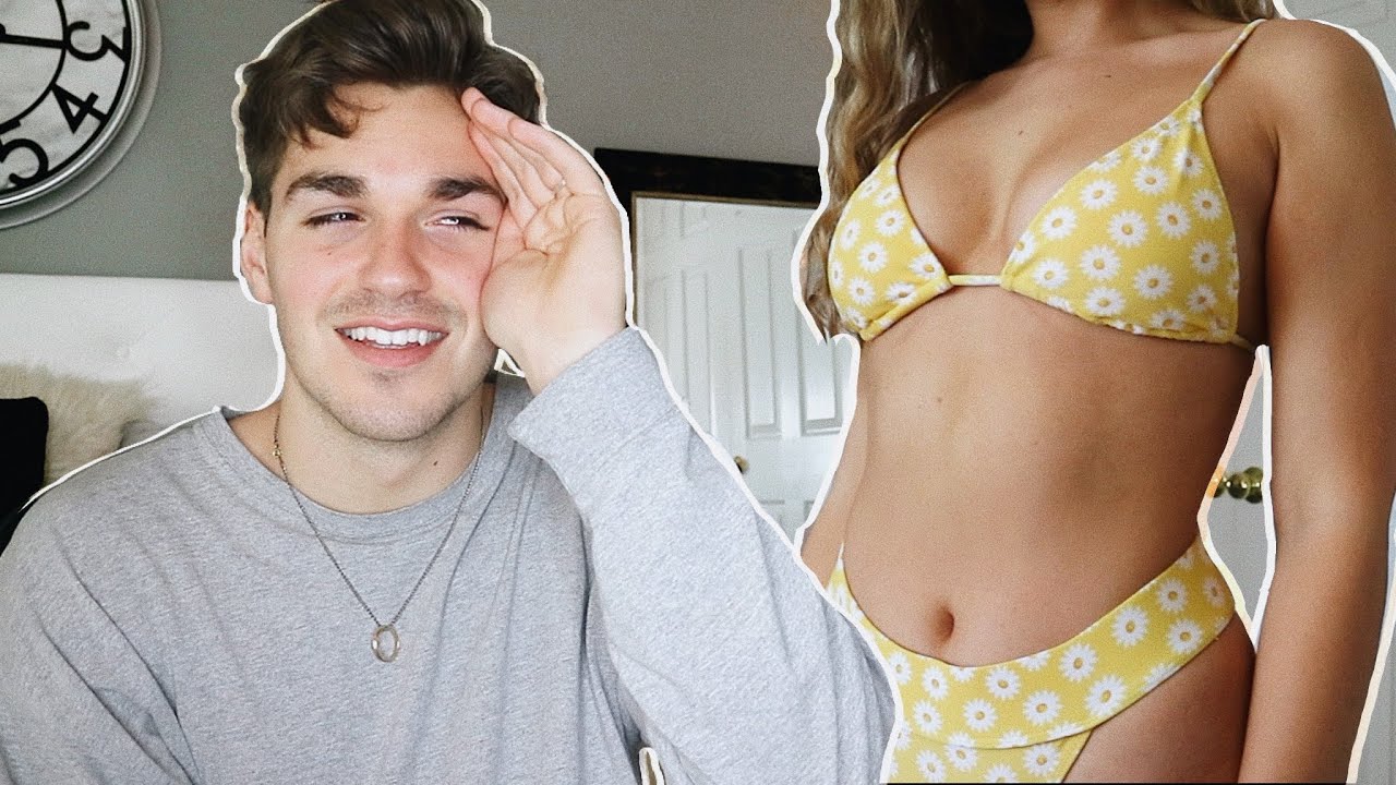 boyfriend rates my FOREVER 21 outfits & bikinis