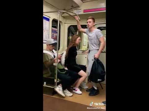 American bodybuilder subway prank VIDEO funny reaction tiktok meme #Shorts