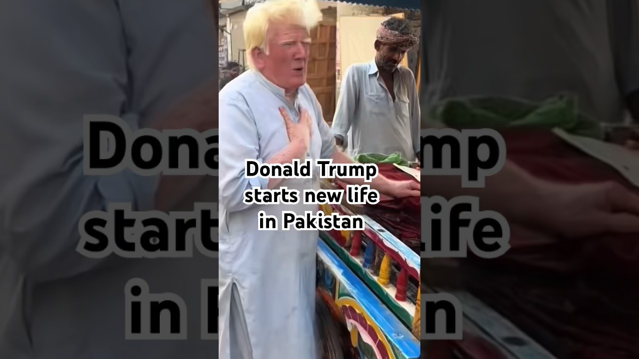 donald-trump-leaves-usa-starts-new-life-in-pakistan-donaldtrump-pakistan-newlife-impersonator