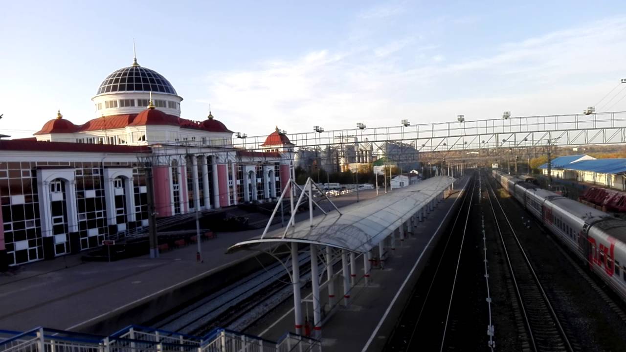 Saransk railway station, mordovia, russia