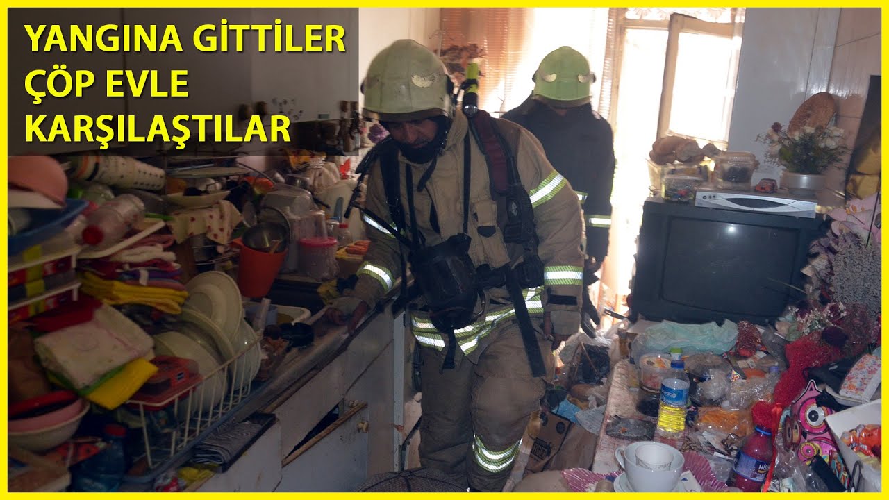 Avcılar'da Yangın İhbarı Çöp Evi Ortaya Çıkardı