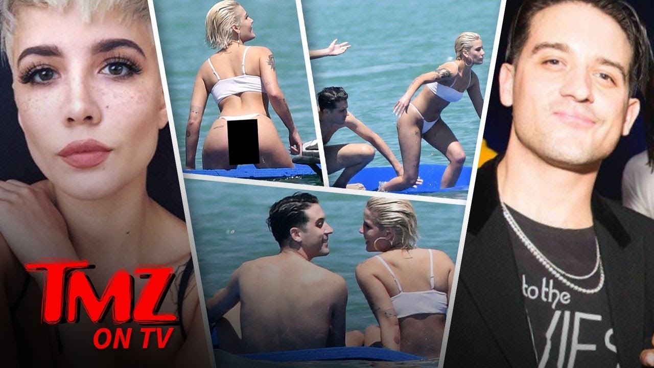 Halsey & G Eazy's Hot And Sexy Beach Day | TMZ TV