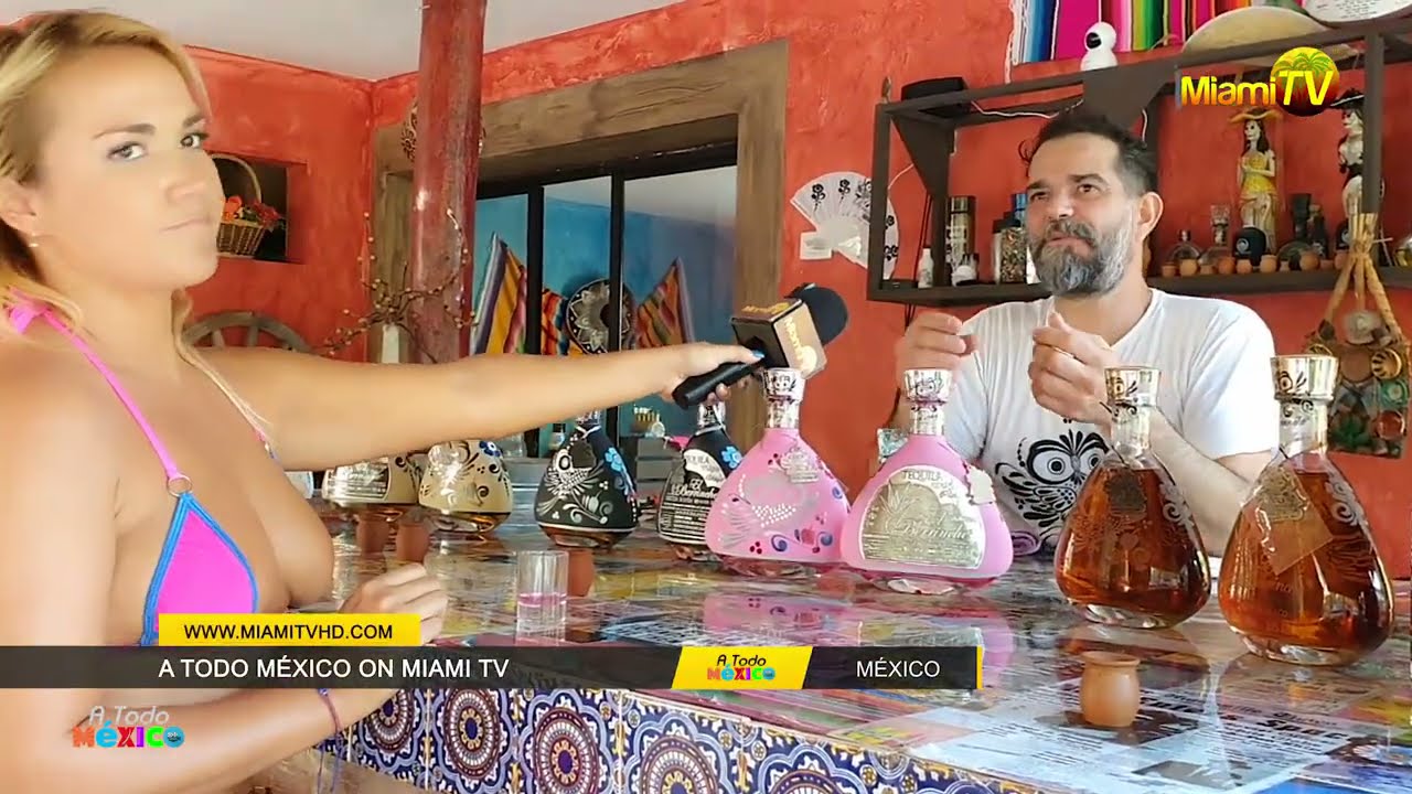 Miami TV - Jenny Scordamaglia en Tequila Factory Cancun