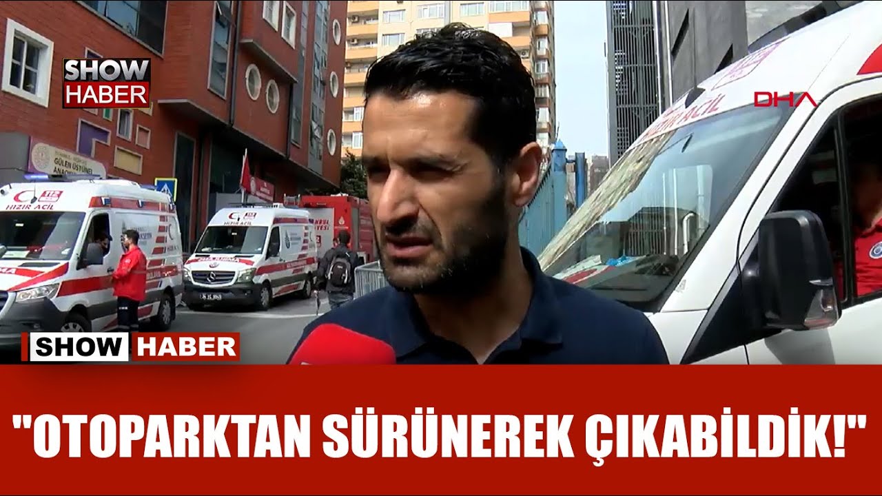 Beşiktaş'taki yangının çıkışını görenler konuştu!