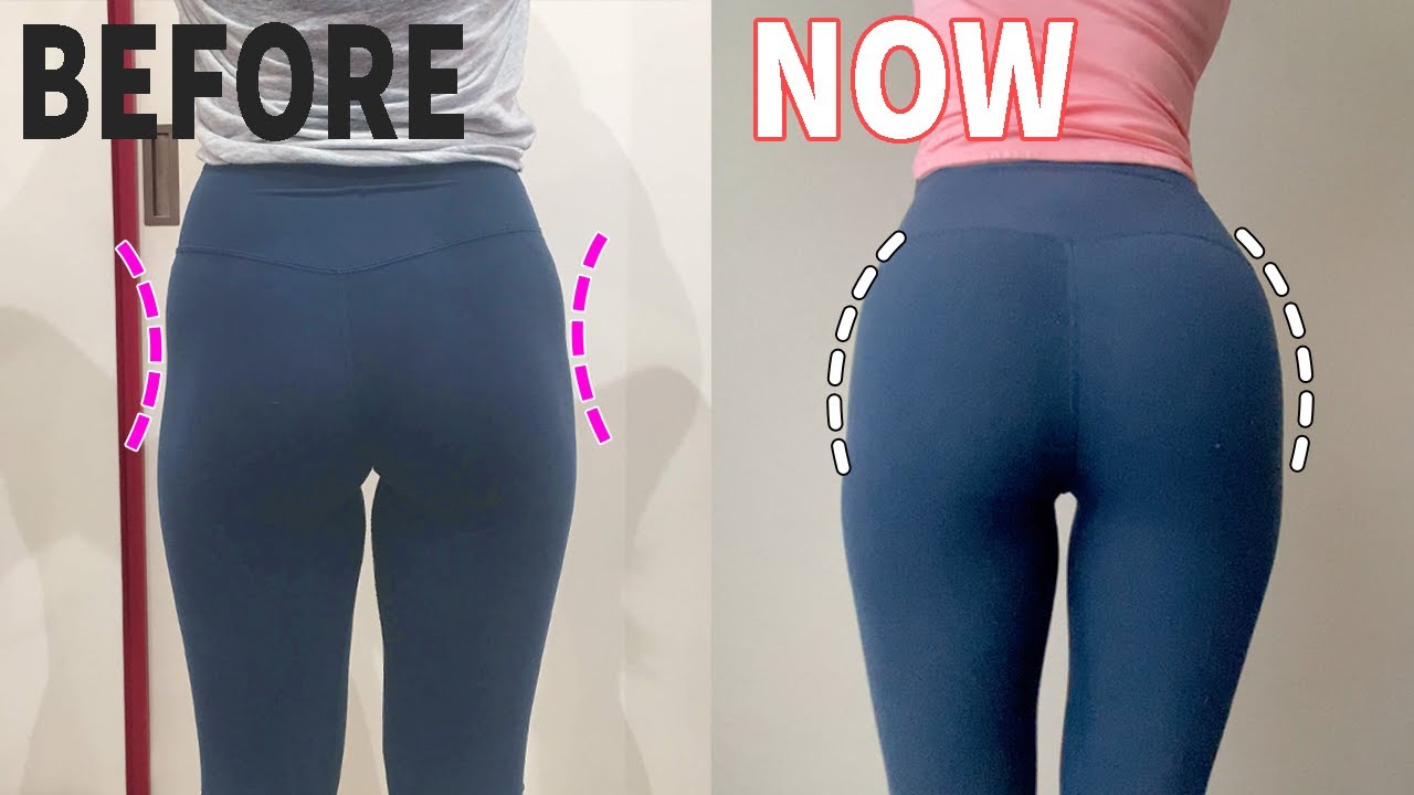 HIP DIPS FIX WORKOUT. CHANGE SQUARE BUTT TO ROUND (5 MİNUTES A DAY)