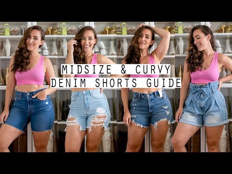 Midsize  Curvy Denim Shorts Guide 2021
