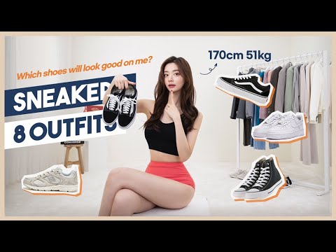 meemee,How to Wear Sneakers and Look Fashionable, Not Frumpy | New Balance, Nike, Converse, Vans Lookbook