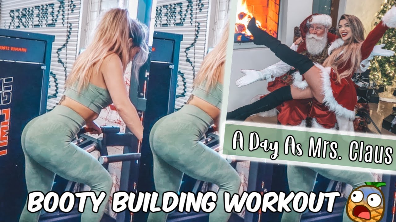Booty Workout + Christmas as Mrs Claus!!