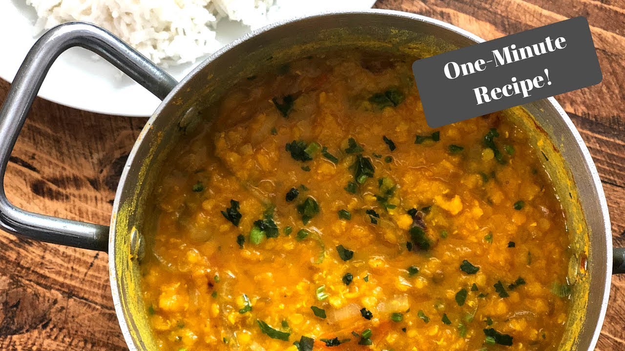 SLIMMING WORLD SYN FREE DHAL I ONE-MİNUTE RECİPE!