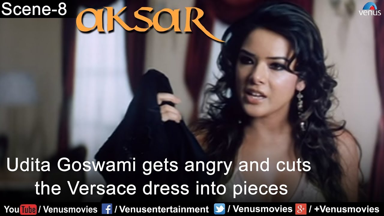 UDİTA GOSWAMİ GETS ANGRY AND CUTS THE VERSACE DRESS İNTO PİECES (AKSAR)