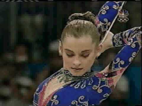 Yulia Barsukova RUS ribbon OG Sydey 2000 AA final