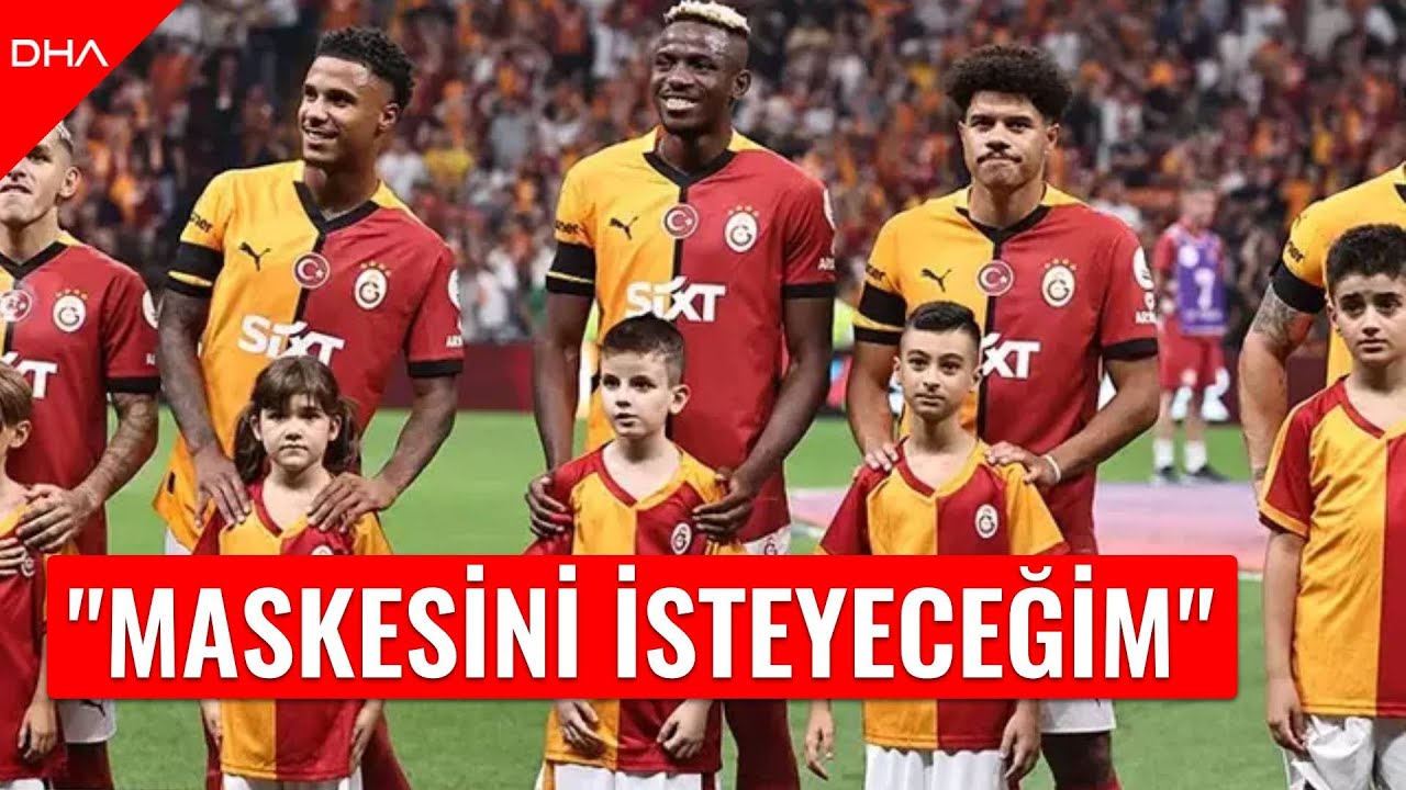 Osimhen ile seremoniye katılan Mert: Tekrar karşılaşırsak maskesini isteyeceğim