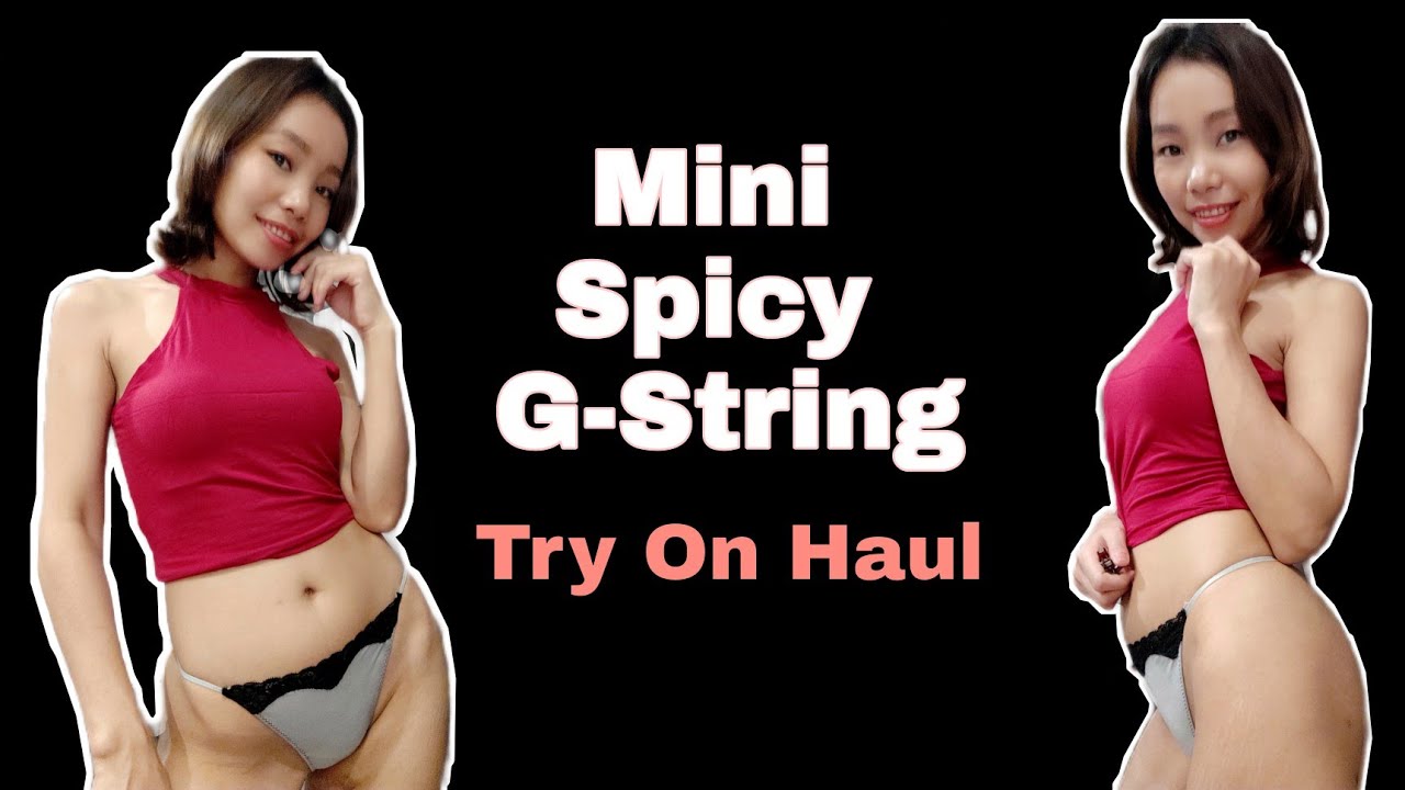 SMALL THONG G-STRİNG // TRY ON HAUL //ASİAN GİRL