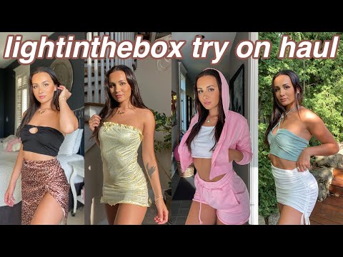 hot girl summer try on haul with ✨lightinthebox✨