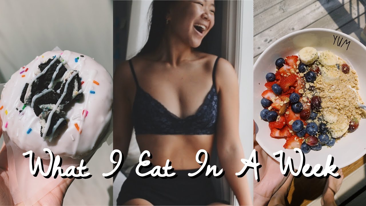 WHAT I EAT IN A WEEK as a fit TEEN (intuitive eating)