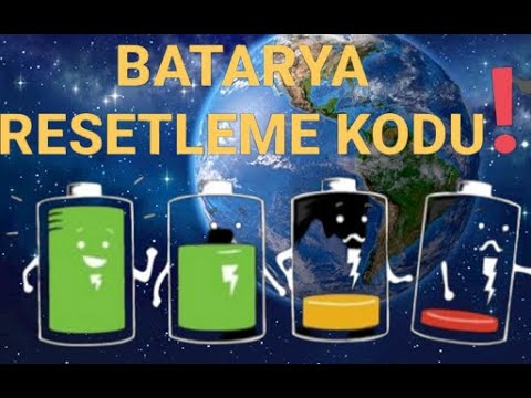 CEP TELEFONU BATARYA RESETLEME  KODU ! (2021)