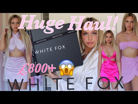 TESTİNG WHITE FOX BOUTIQUE HUGE TRY ON HAUL!AD