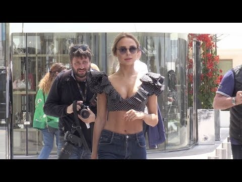 Kimberley Garner stuns in the streets of Cannes during the Film Festival 2018