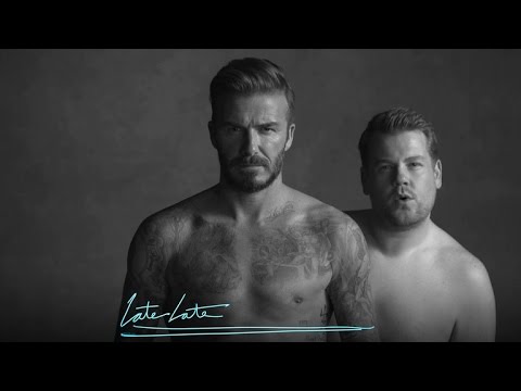 David Beckham and James Corden's New Underwear Line