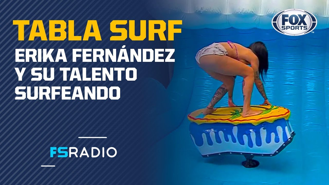 ¡Lo hizo de nuevo! Erika Fernández cautivó en reto de surf
