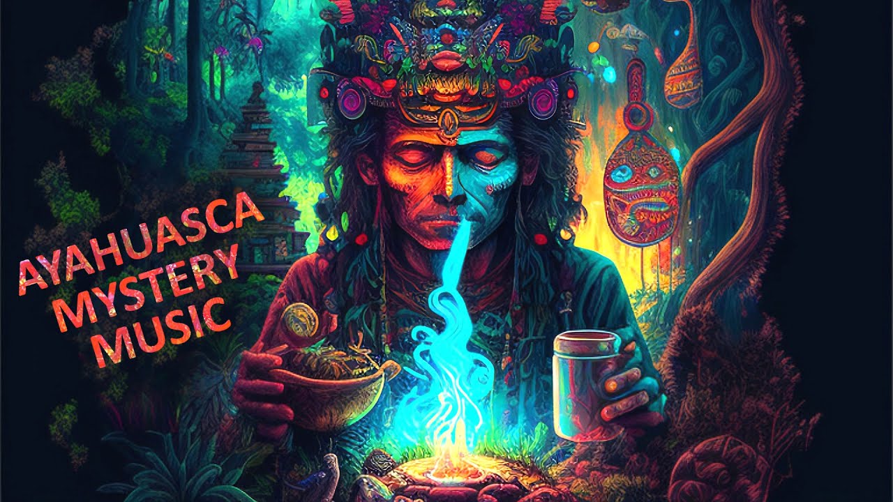 Experience The Ayahuasca Trip with Psychoactive Frequency Music   Shaman Meditation   Spirit Guide