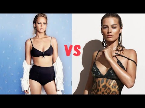 Jennifer Lawrence Vs Margot Robbie || Who Is More Hot || Cute Or Hot || Comparison Boss