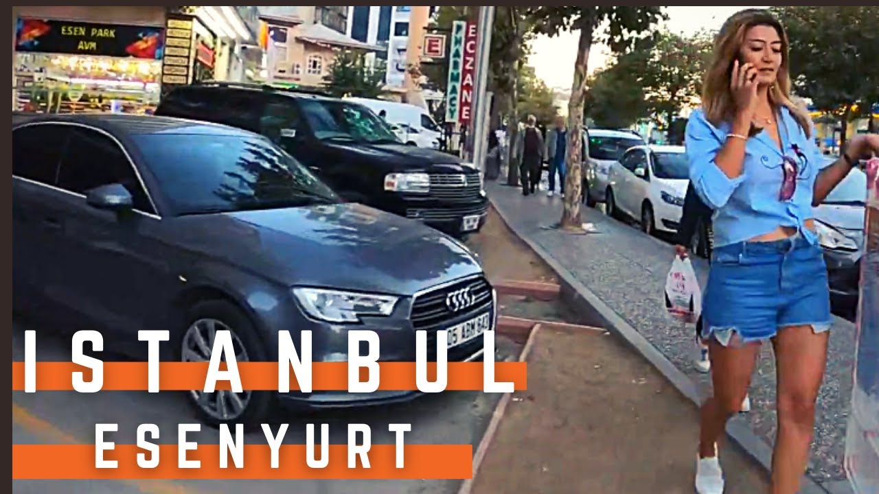 Istanbul Turkey 2021 | Esenyurt 4k Walking Tour | 4k UHD 60FPS | SEPTEMBER 2021 | EVENING WALK
