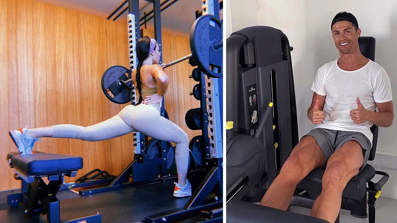 cristiano-ronaldo-and-georgina-rodriguez-training-home-gym-and-outdoors