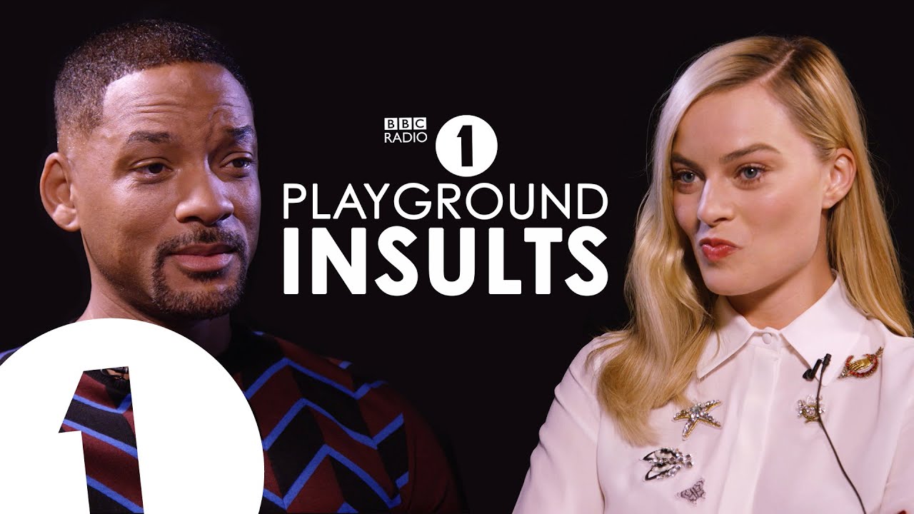 Will Smith   Margot Robbie Insult Each Other   CONTAINS STRONG LANGUAGE