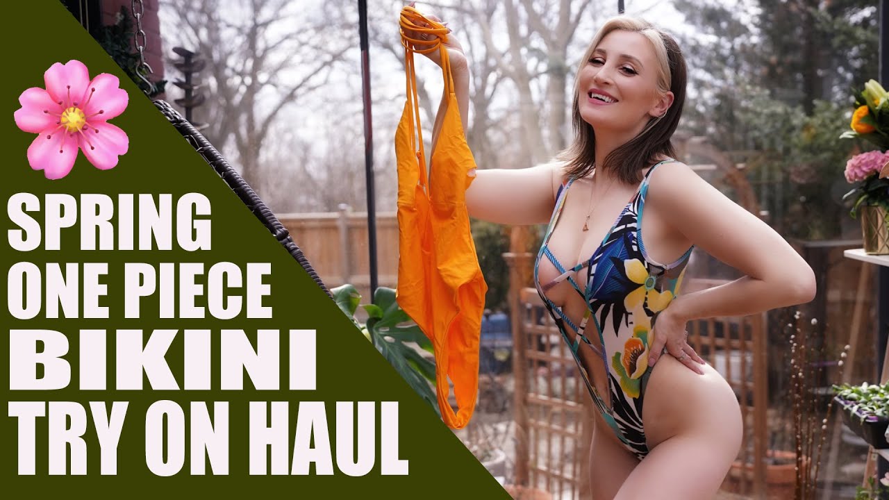 HOT ONE-PİECE BİKİNİ TRY-ON HAUL! WELCOME SPRING! I HOLLY WOLF