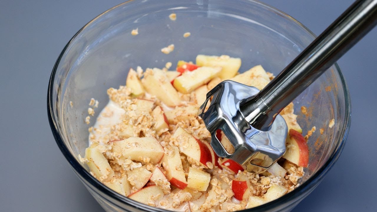 ıf you have 1 cup of oats and 1 apple, make this 5 minutes recipe for breakfast. easy and delicious