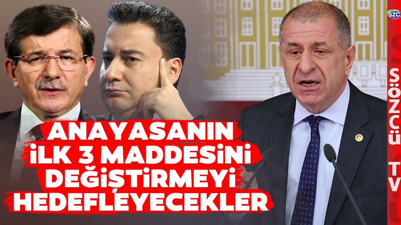 Ümit Özdağ'dan Gündem Olacak Babacan ve Davutoğlu İddiası! 'AKP'yle İşbirliği Yapacaklar'