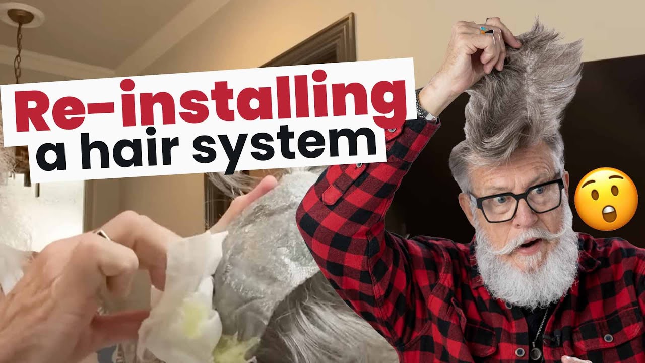 Rick shows how to remove and reinstall a hair system