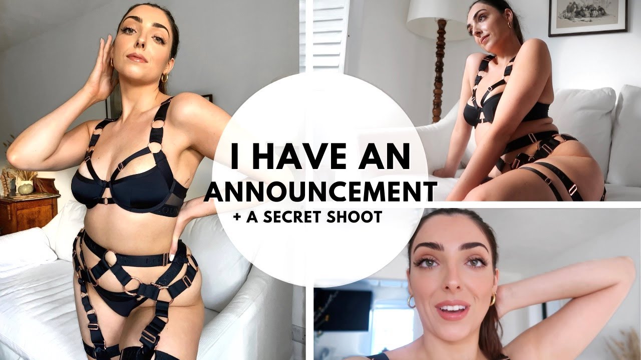 VLOG #9 - MY EXCITING ANNOUNCEMENT! DATE NIGHT, LINGERIE + WORKOUTS