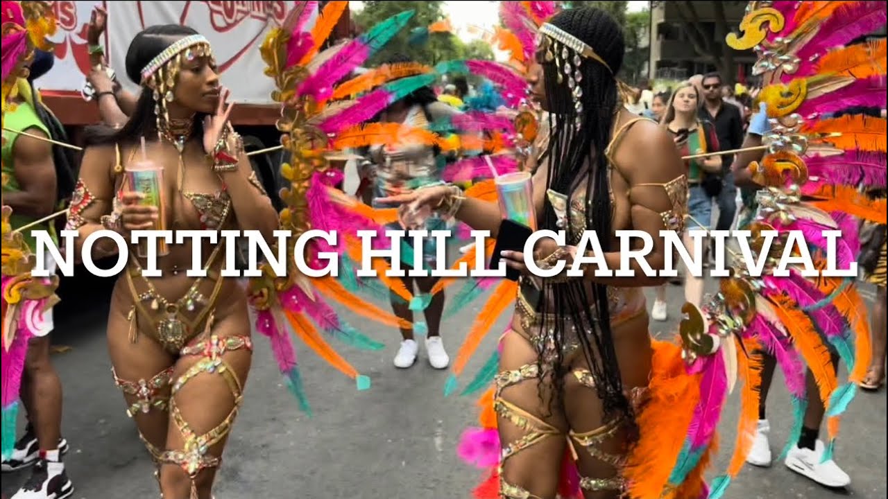  [4K HDR] Sep  2022 ,Notting Hill Carnival  colour  crowds  Costumes London