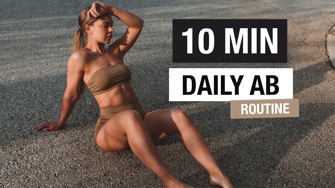 10 MIN DAILY AB WORKOUT (No Rest, No Equipment)