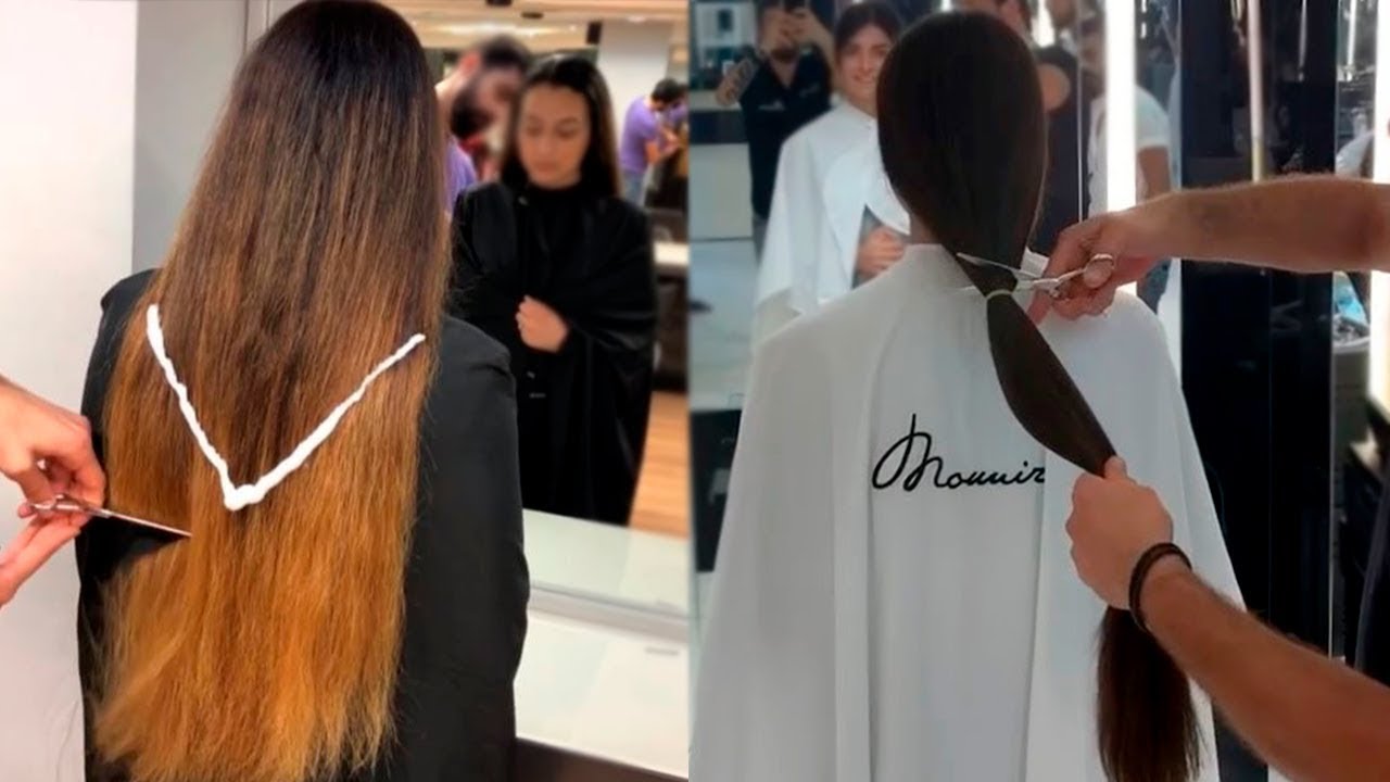 AMAZİNG HAİRSTYLES BY MOUNİR | WOMEN HAİRCUTS  COLOR TRANSFORMATİONS