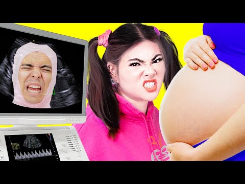 IF MY MOM IS PREGNANT PART 2 | 10 FUNNY PARENTING SITUATIONS HACKS PRANKS  IDEAS BY CRAFTY HACKS